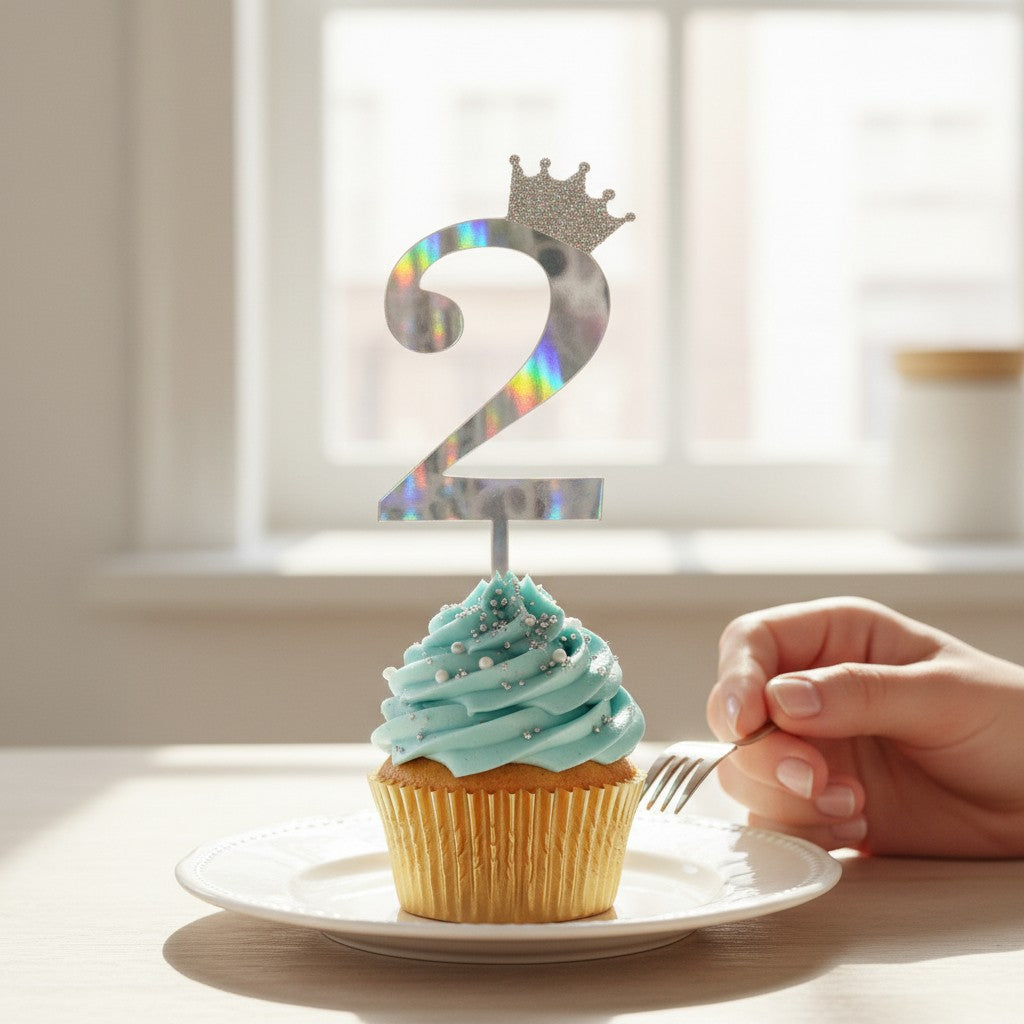 Número Decorativo #2 para Pastel