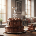 Número Decorativo #7 para Pastel