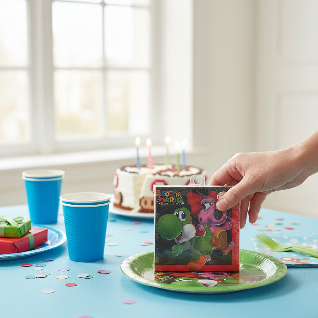 Servilletas de Súper Mario