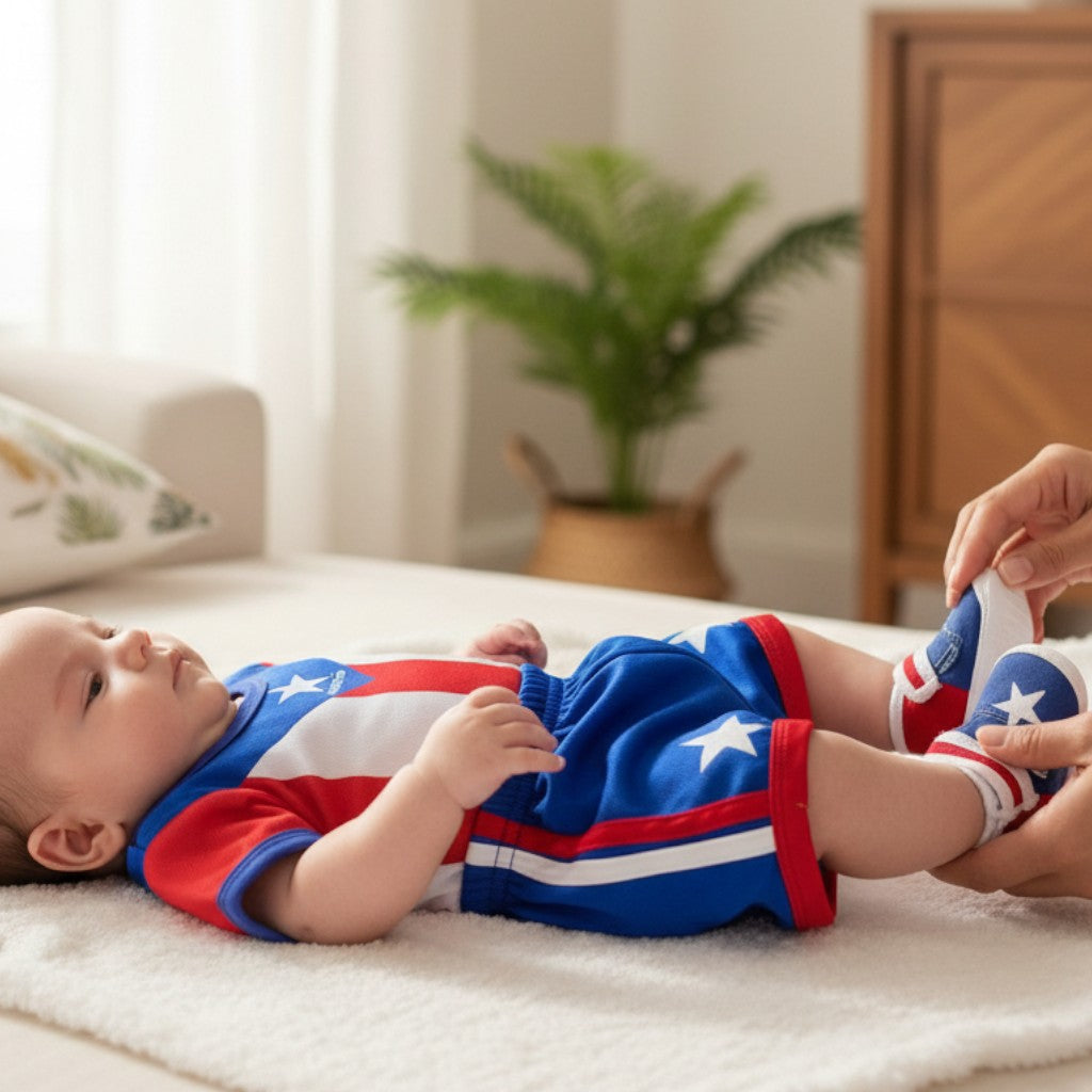 Set de Bebé / Bandera de Puerto Rico
