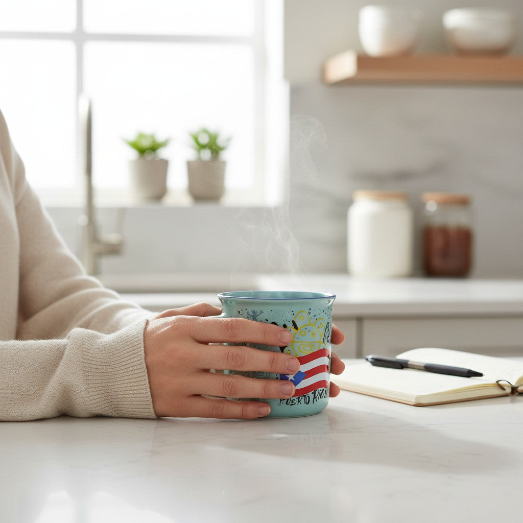 Taza Azul de PR