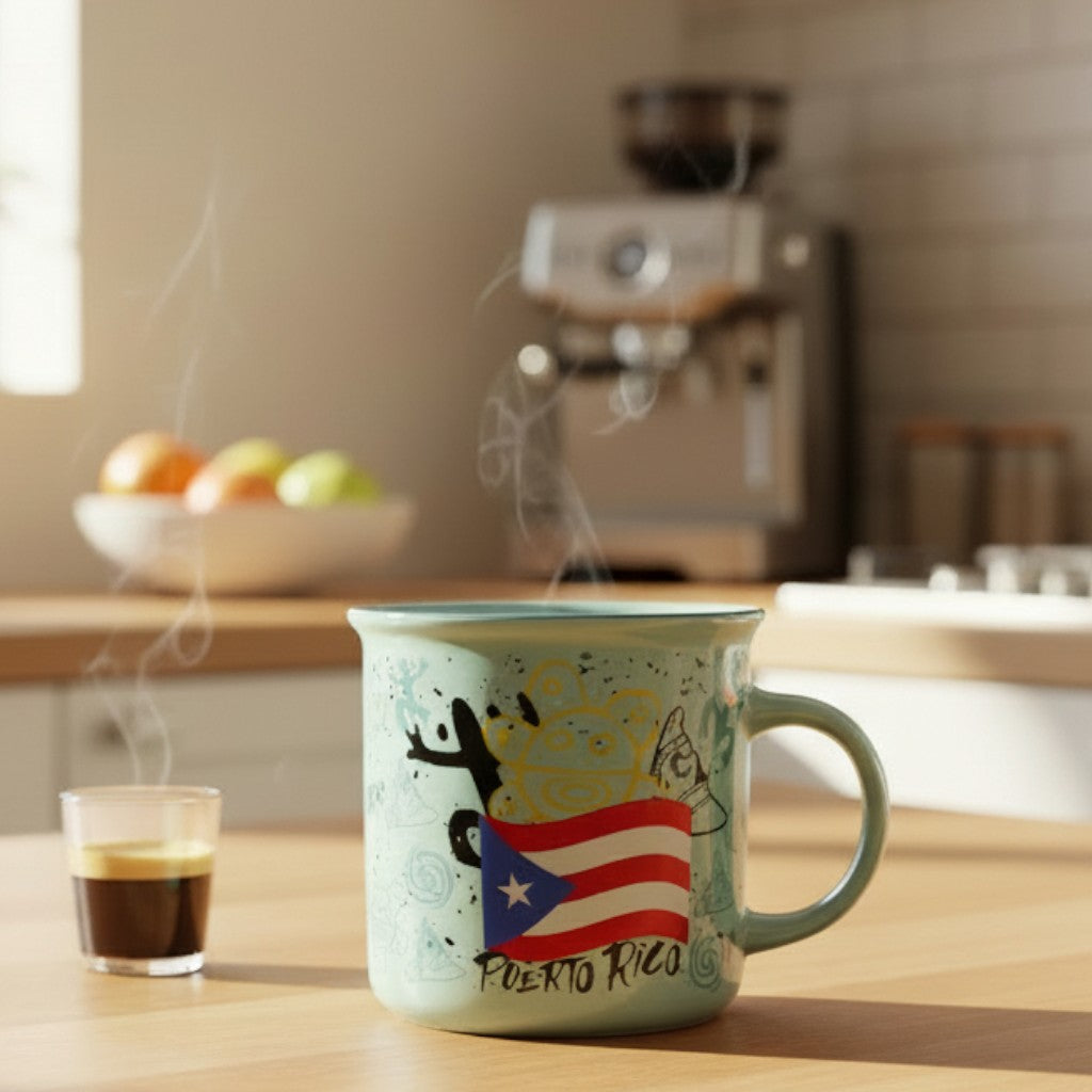 Taza Azul de PR