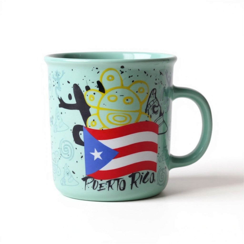 Taza Azul de PR
