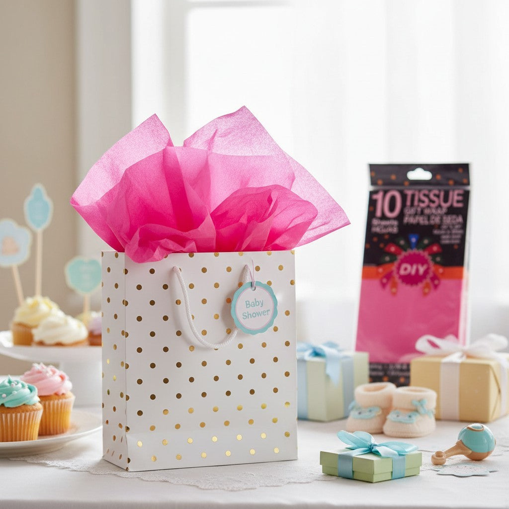 Tissue paper / fuscia