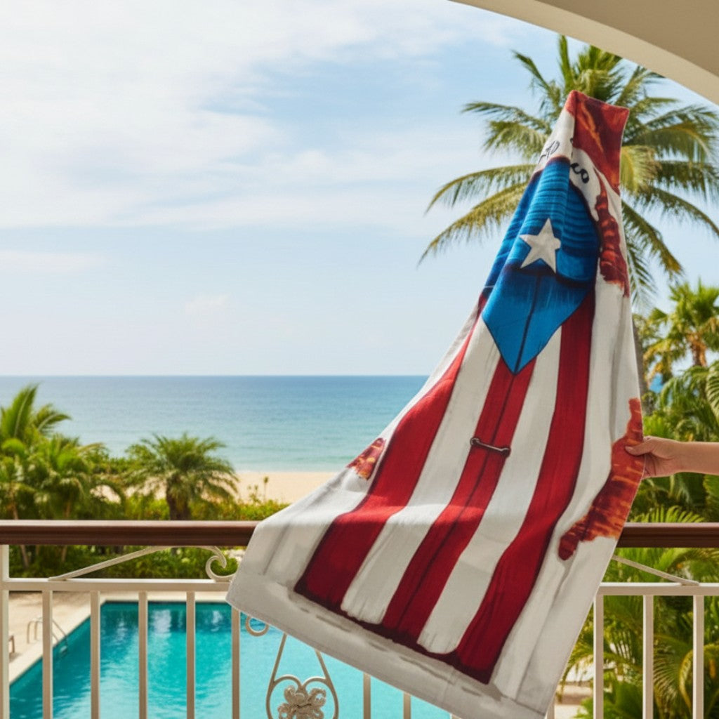 Toalla Bandera de Puerto Rico