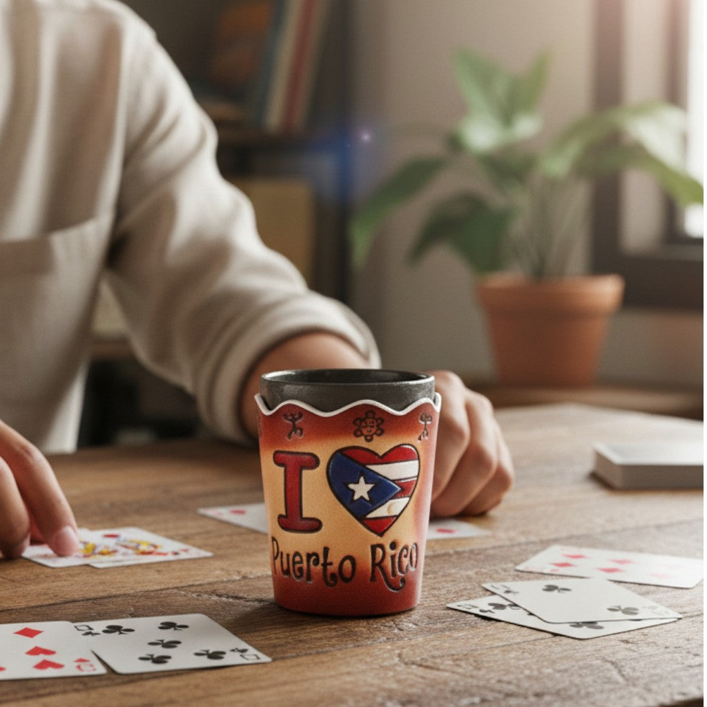 Vaso de Shot I Love Puerto Rico