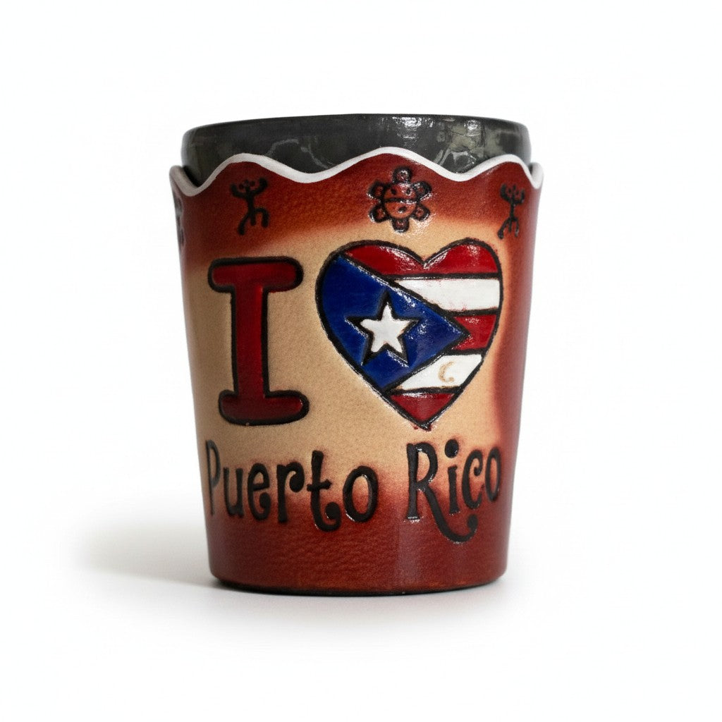 Vaso de Shot I Love Puerto Rico
