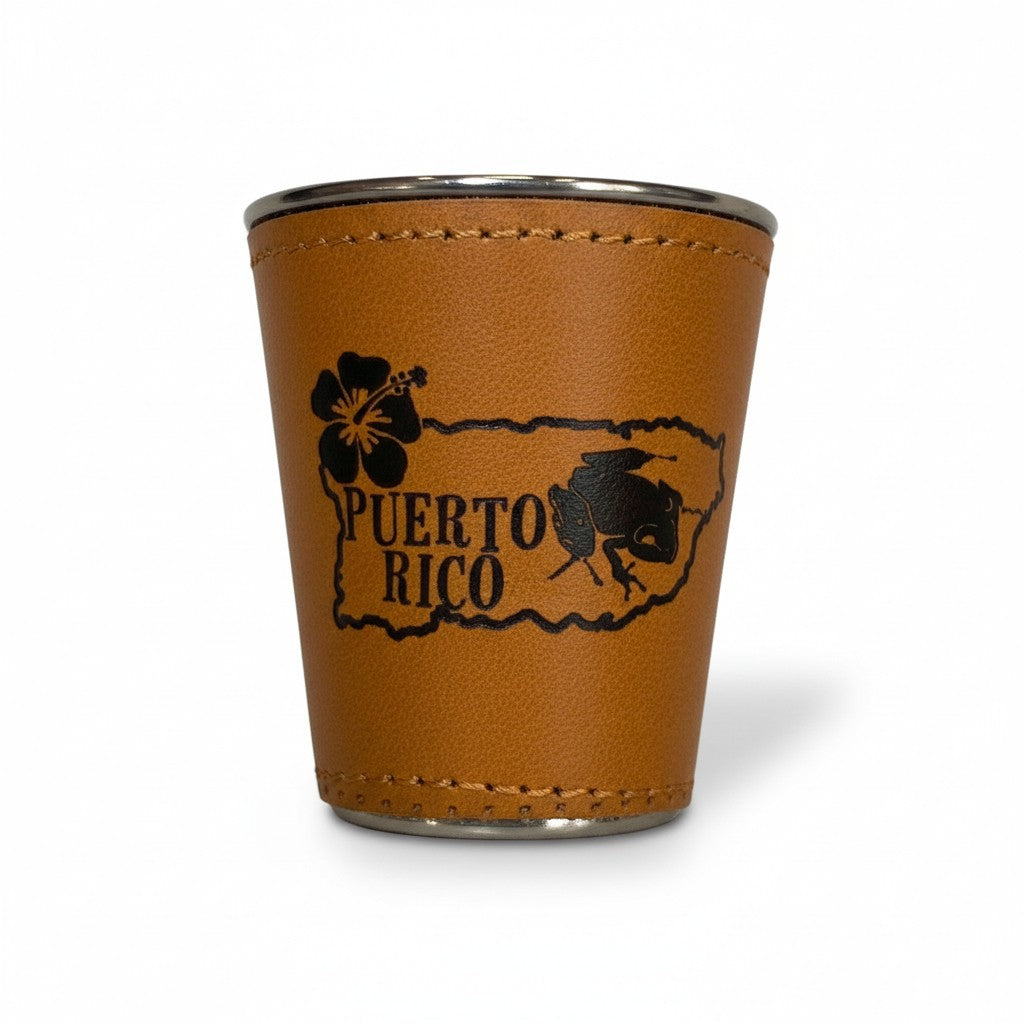 Vaso de Shot Puerto Rico / Marrón