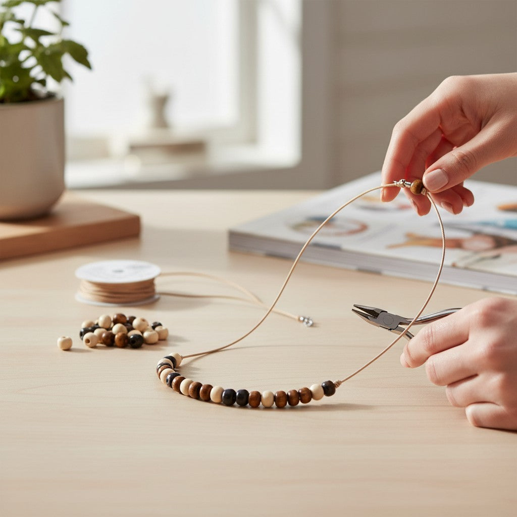 Wood beads